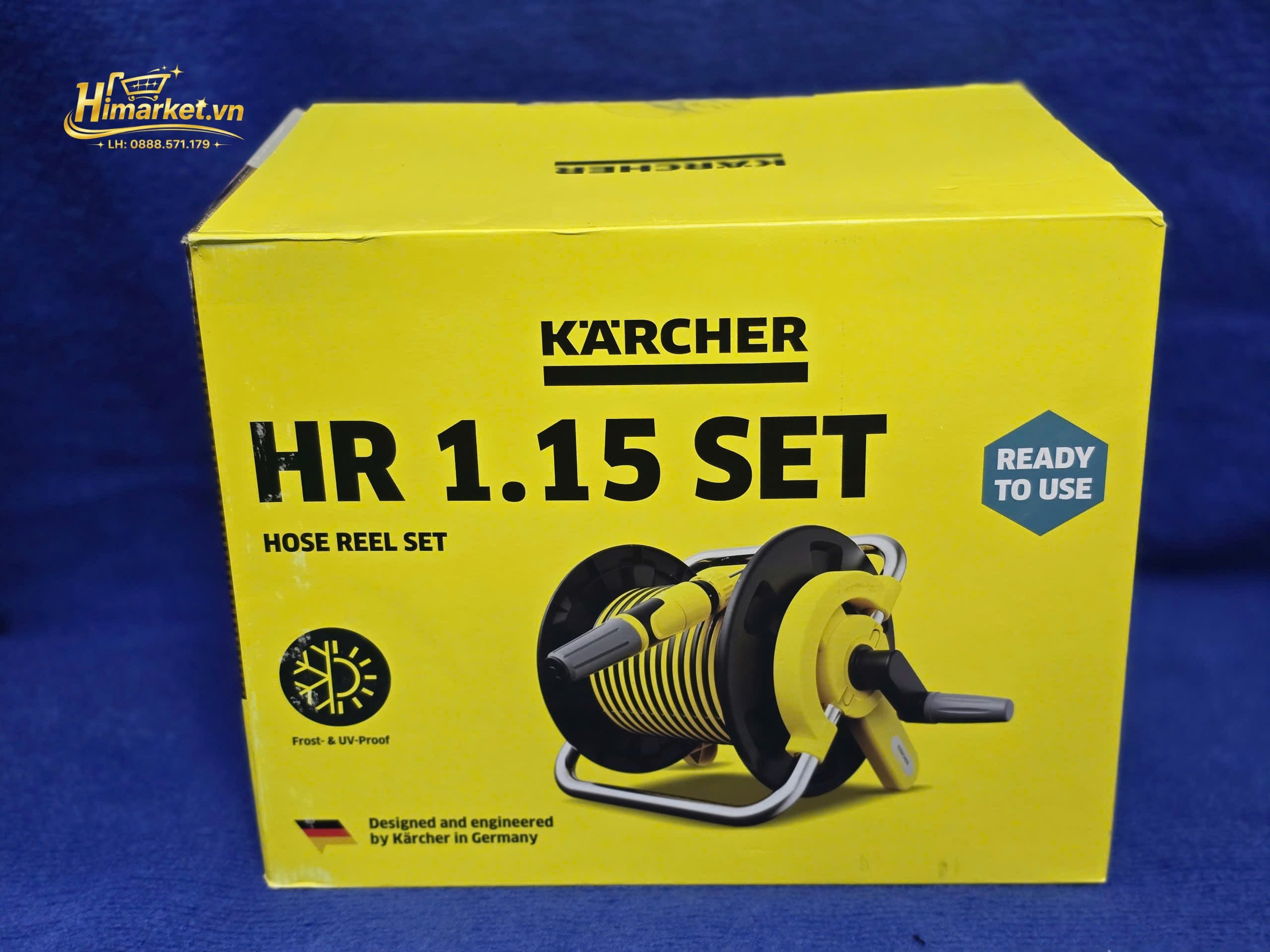 Hộp bao bì nguyên đai nguyên kiện bộ rulo dây tưới Karcher HR 1.15