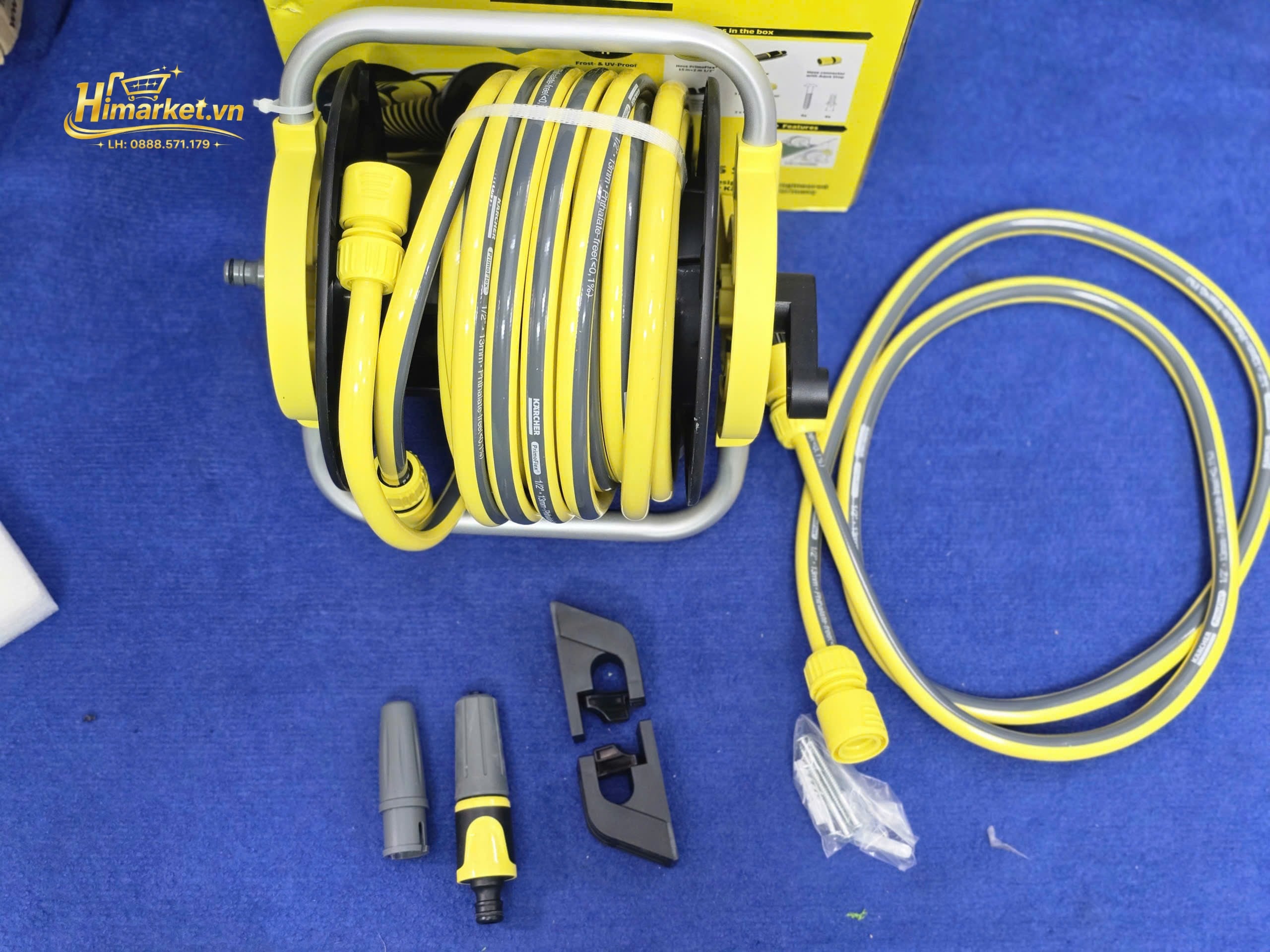 Trọn bộ phụ kiện đầu nối vòi tưới Karcher HR 1.15 đi kèm