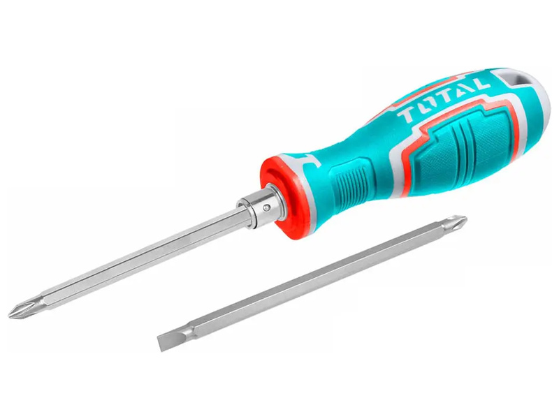 Bộ tua vít 2 trong 1 chất liệu S2 Total THT250266 đa năng thay đầu chính hãng giá tốt tại Himarket