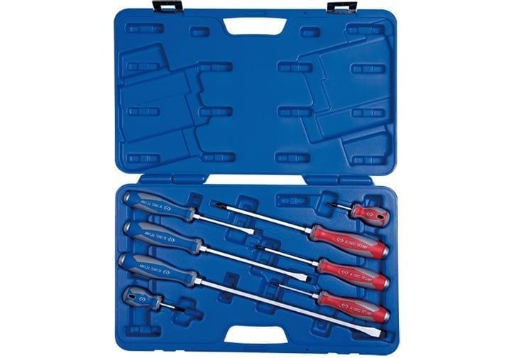 Bộ tuốc nơ vít đóng 8 chi tiết Kingtony 35208MR thép CR-V siêu bền