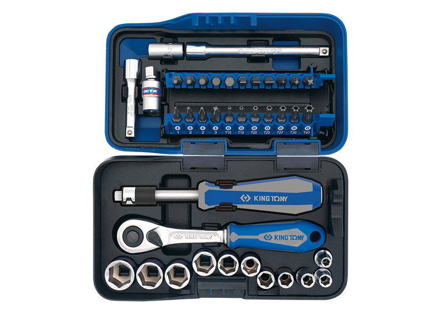 Bộ tuýp 39 chi tiết 1/4 Kingtony 2539MR-AM