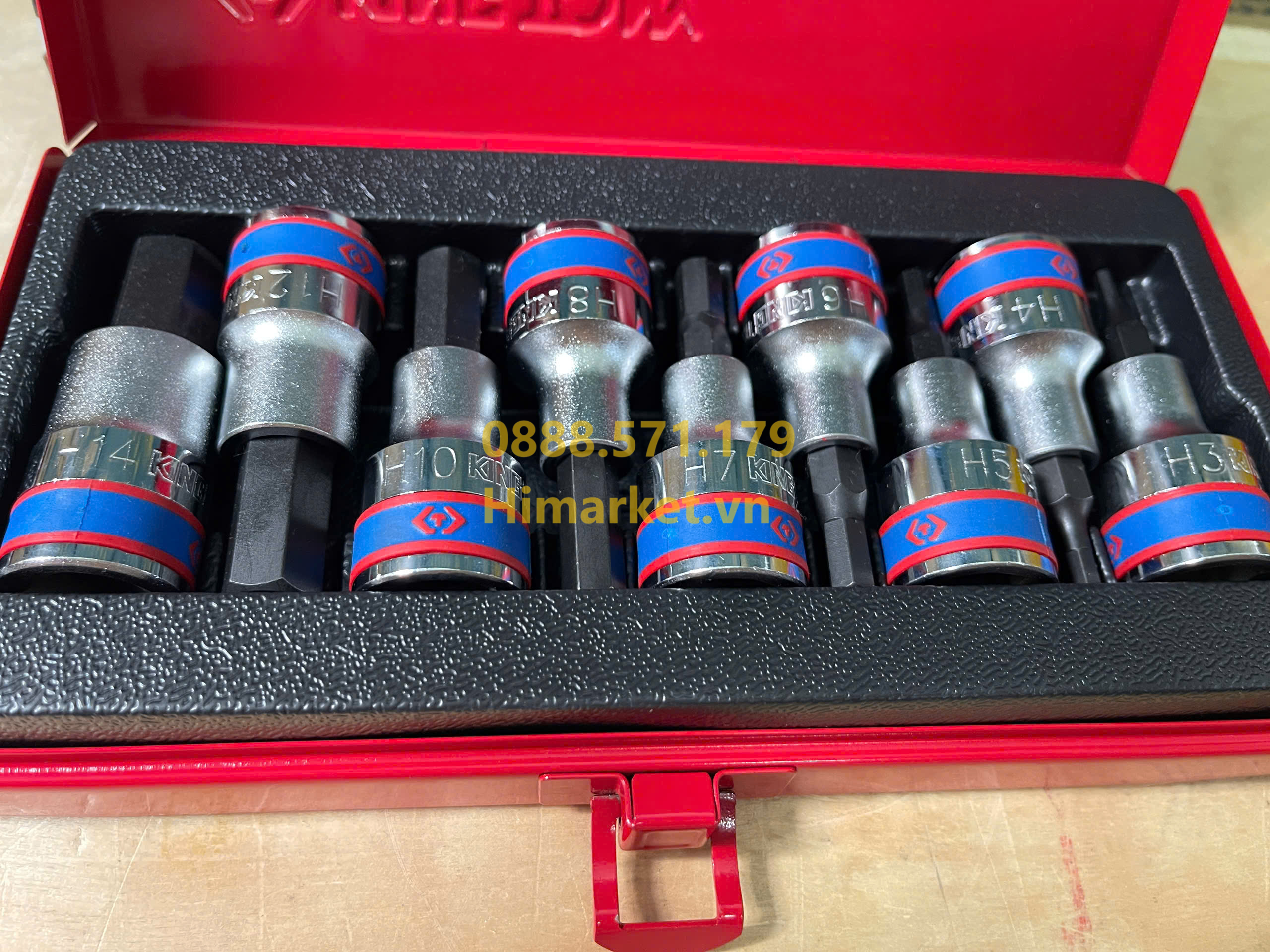 Bộ tuýp lục giác 1/2 Kingtony 4110PR