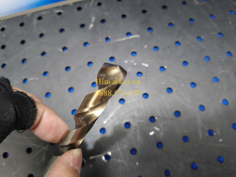 Cận cảnh đầu mũi khoan inox Bosch HSS-Co 12mm