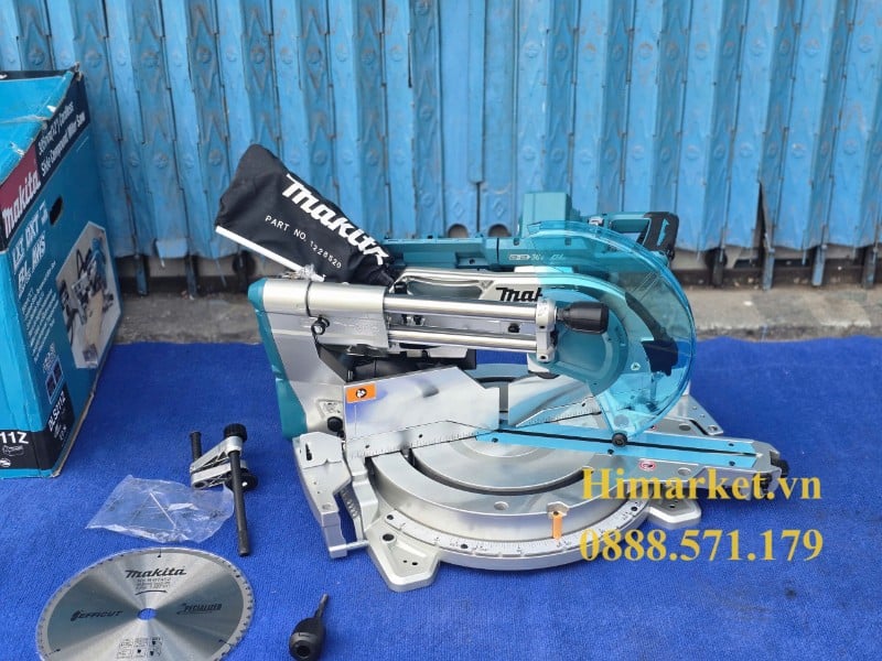 Máy cưa đa góc trượt dùng pin Makita DLS211Z chính hãng và phụ kiện đi kèm