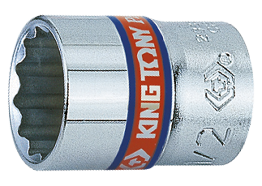 Đầu khẩu bông 12 cạnh 1/4 inch Kingtony 233008S hệ inch chính hãng