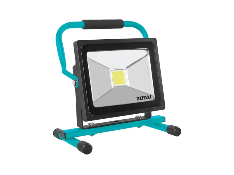 Đèn Led xách tay dùng sạc 20W Total TLP20301C thân nhôm đúc pin Lithium