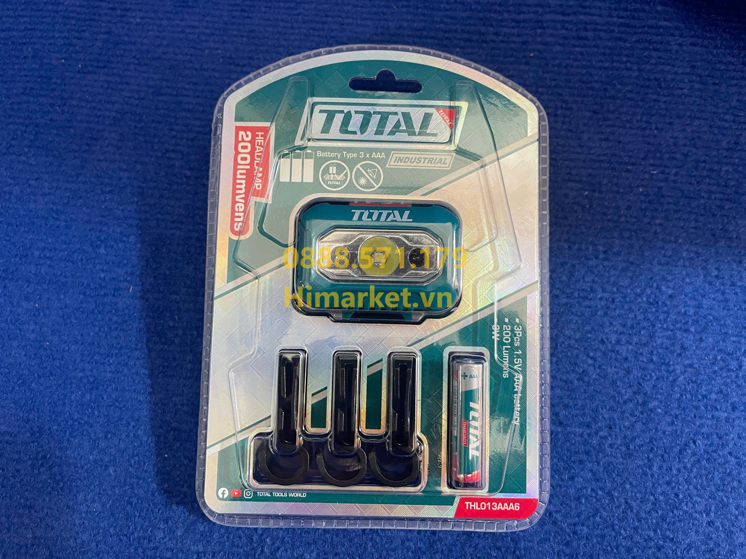 Đèn pin đội đầu Total THL013AAA6