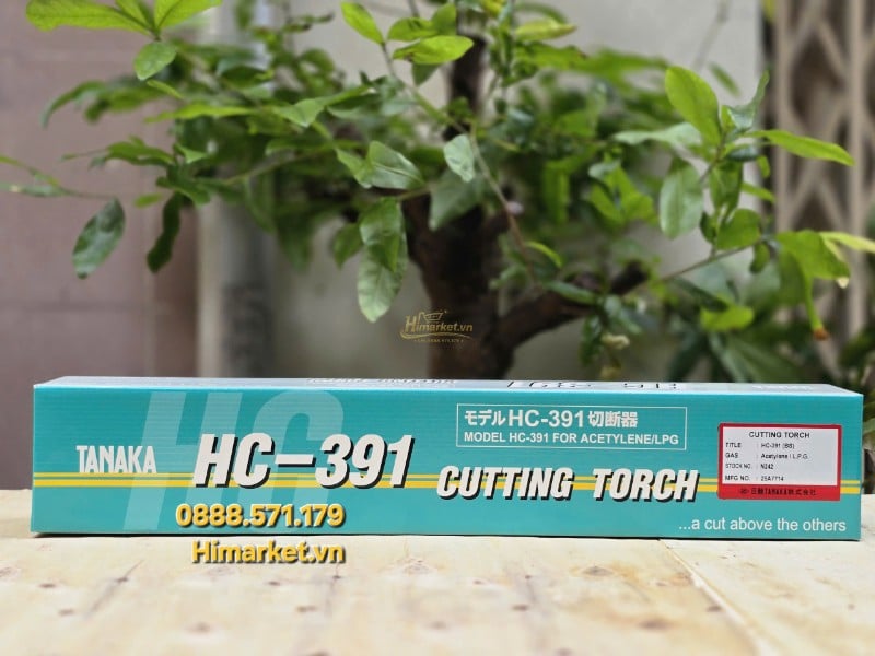Thân đồng và ống dẫn khí đèn cắt Tanaka