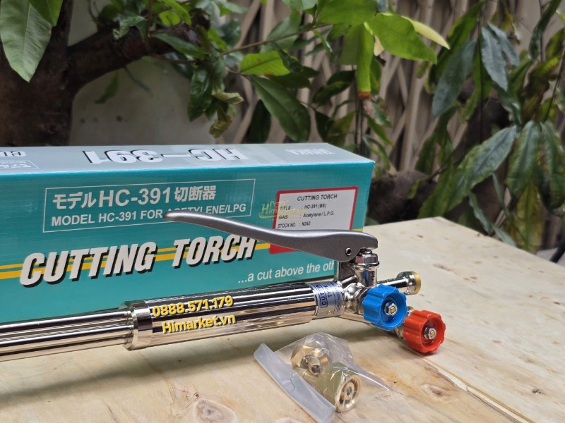 Tay cầm và van điều chỉnh khí đèn cắt Tanaka HC-391