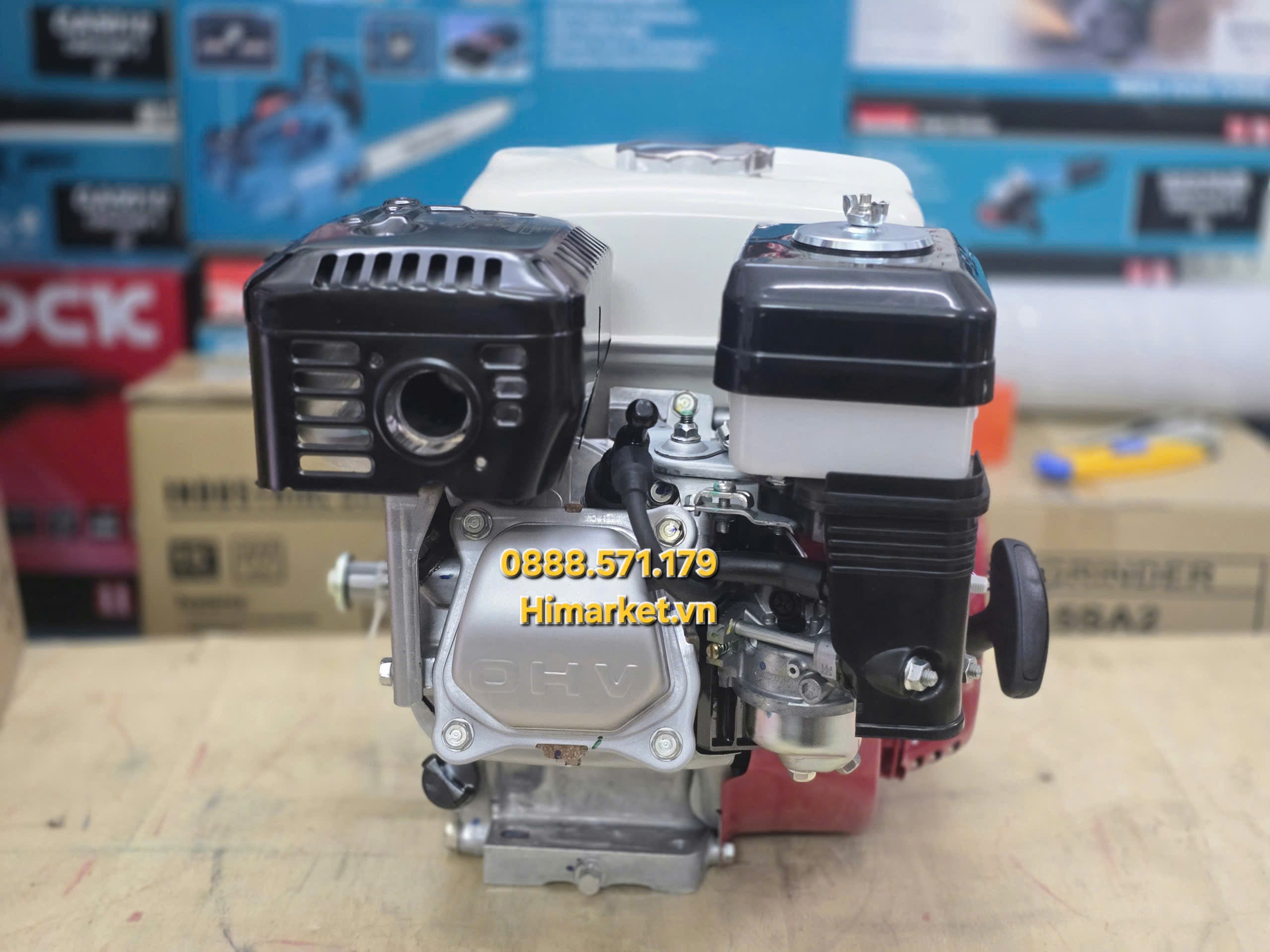 Chi tiết phía trước động cơ Honda 6.5HP