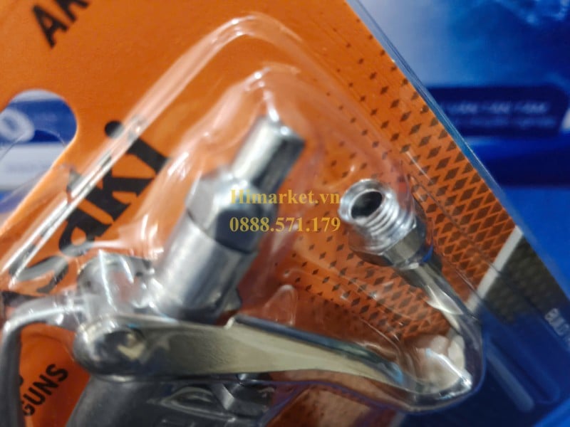 Góc nghieng đầu xịt và vòi phun phụ của súng thổi bụi Asaki