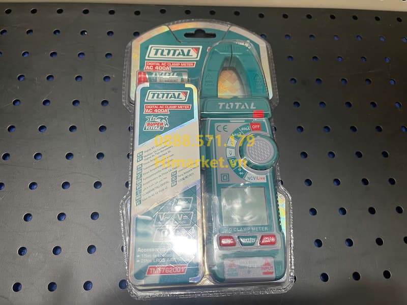 Kềm đo điện AC kỹ thuật số Total TMT762001 chuyên nghiệp
