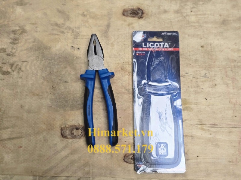 Kềm điện Licota 8 inch APT-36001DSL chính hãng Đài Loan nguyên vỉ