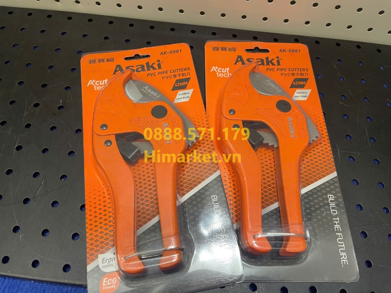 Kéo cắt ống nhựa PVC Asaki AK-0081 chính hãng Nhật Bản