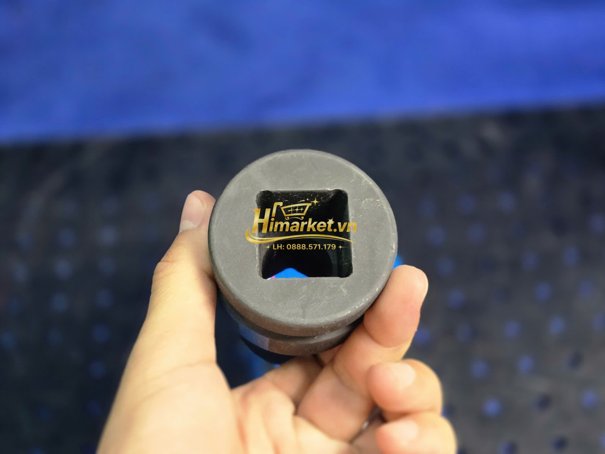Đầu khẩu tuýp 1 inch cỡ 27mm kết cấu 6 cạnh màu đen