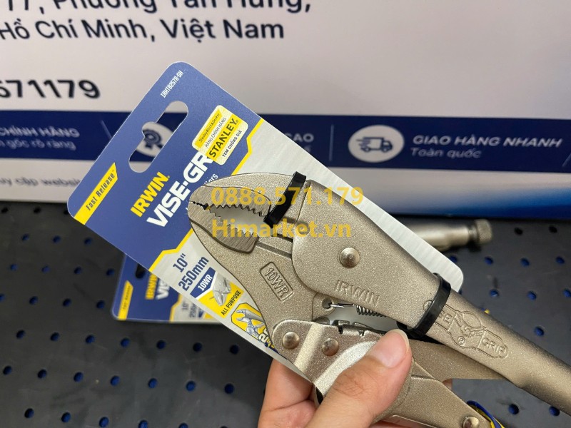 Cận cảnh hàm kẹp thép hợp kim siêu cứng của kìm Irwin T05T