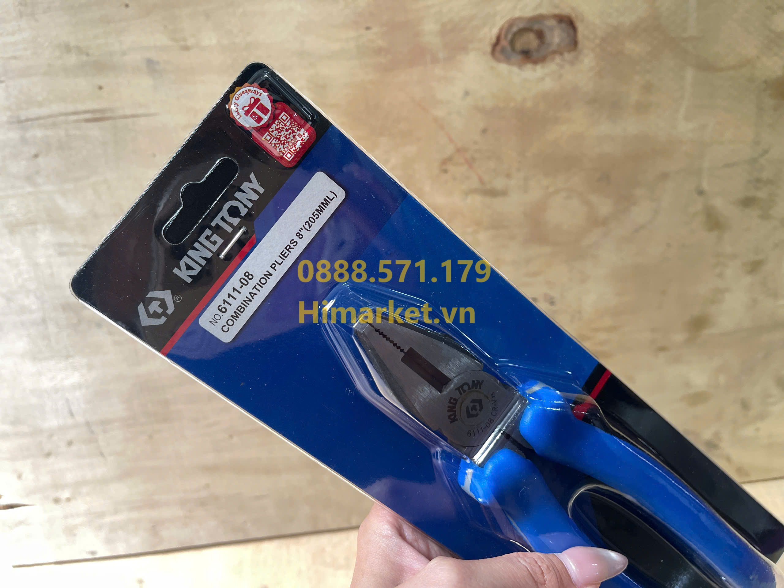 Kìm điện 8 inch Kingtony 6111-08
