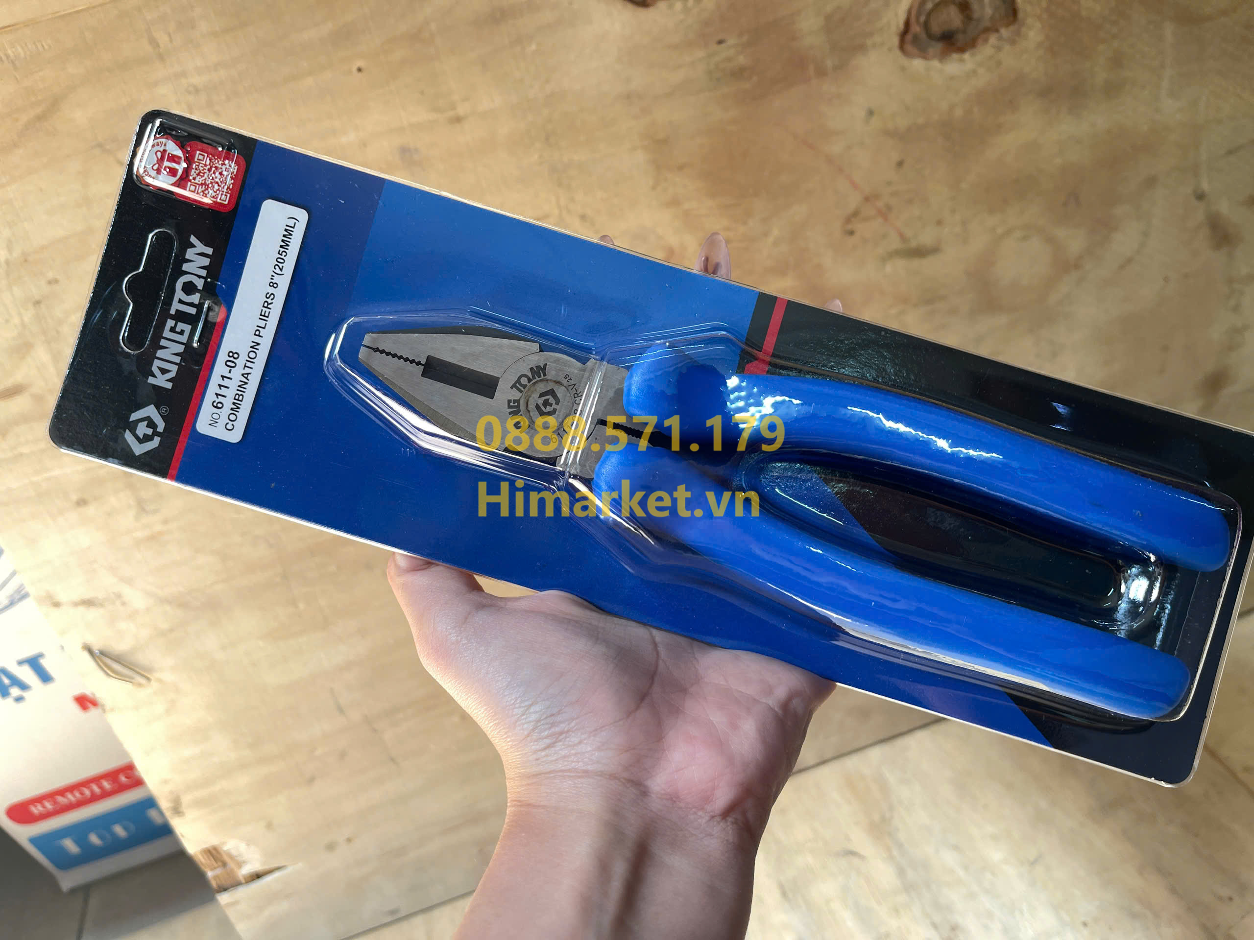 Kìm điện Kingtony 6111-08 8 inch