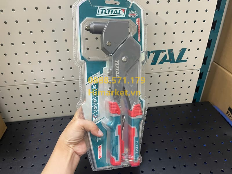 Kìm rút rivet Total THT32106 đầu xoay 360 độ