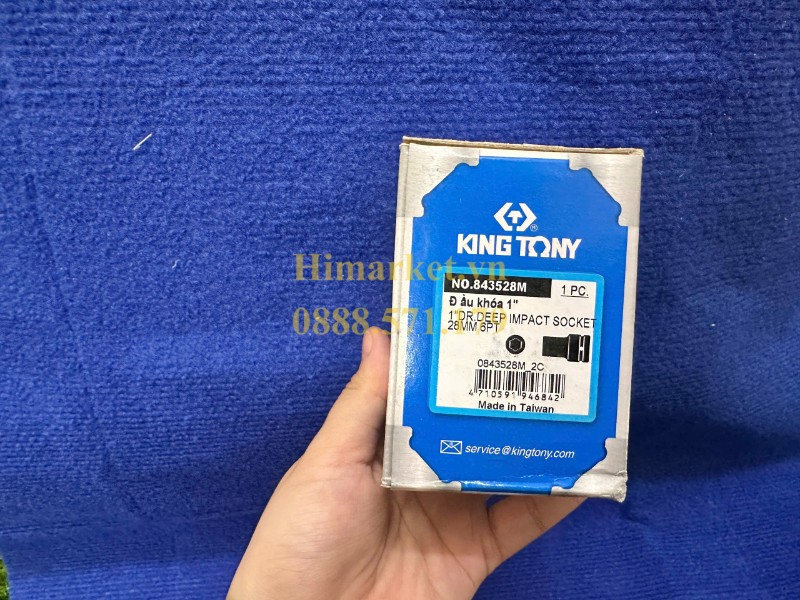 Đầu khẩu 28mm Kingtony 843528M chuẩn 1 inch