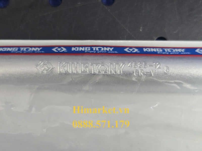 Logo và mã dập chìm 4585-12R CR-V trên thân cần siết chữ L Kingtony