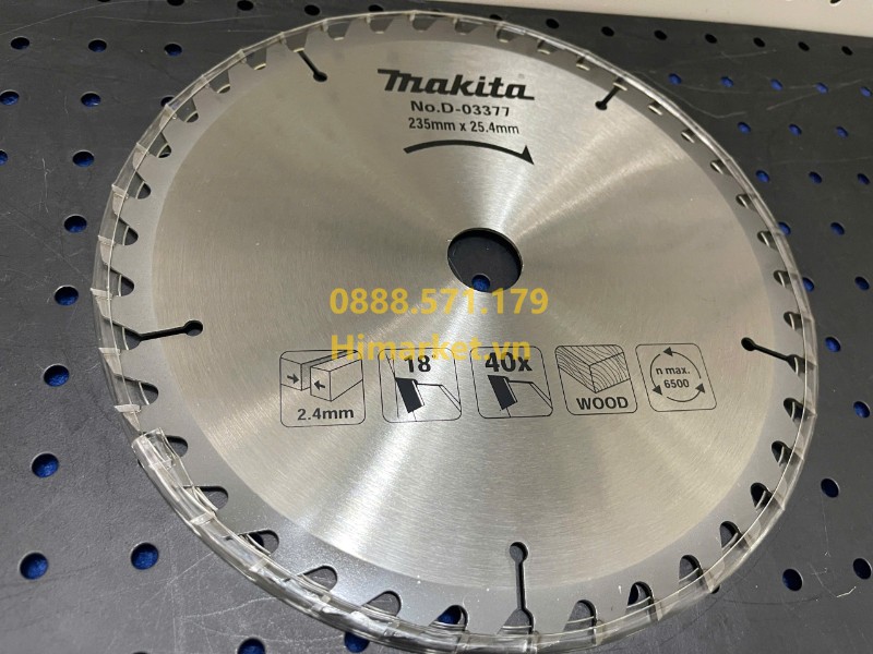 Chi tiết thông số lưỡi cưa gỗ Makita 235mm
