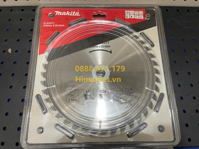 Đóng gói lưỡi cưa gỗ Makita D-03377 Nhật Bản