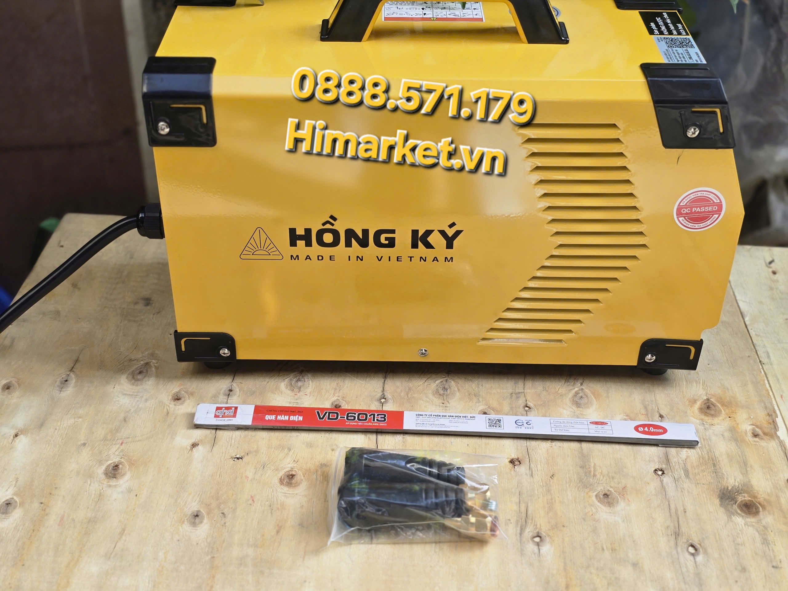 Mặt trước máy hàn Hồng Ký HK 250A