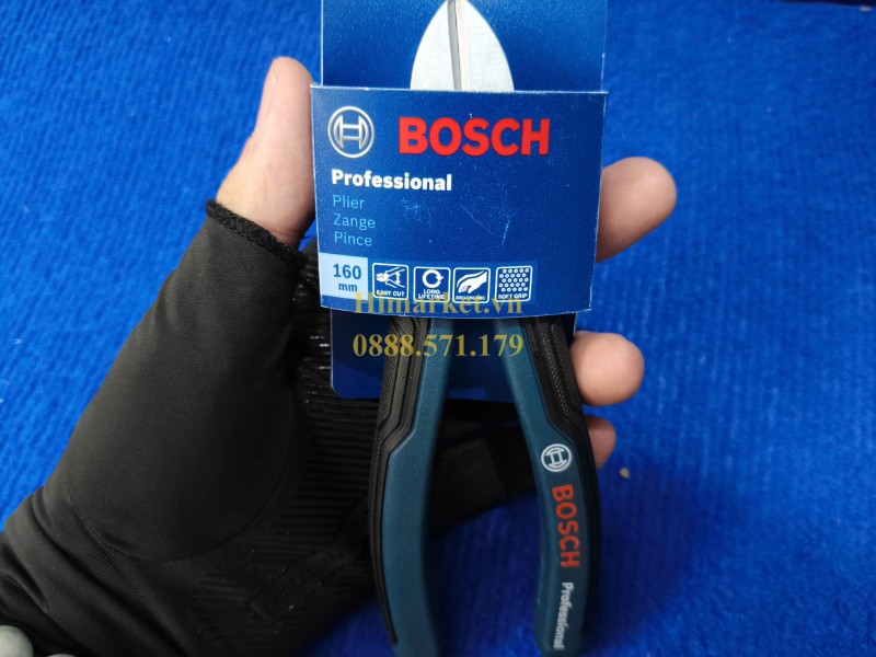 Mặt trước kềm cắt chéo Bosch 160mm nguyên seal bọc giấy
