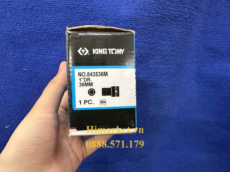 Chi tiết đầu khẩu chịu lực 36mm Kingtony 843536M chính hãng