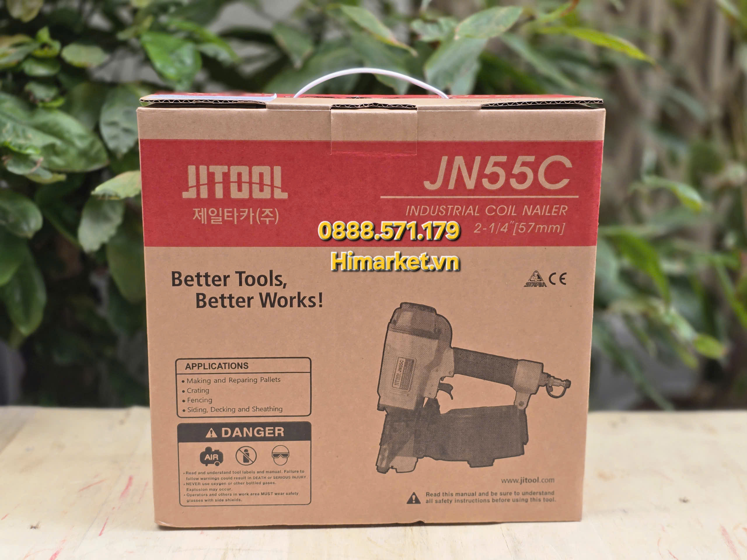Máy bắn đinh cuộn Jitool JN55C