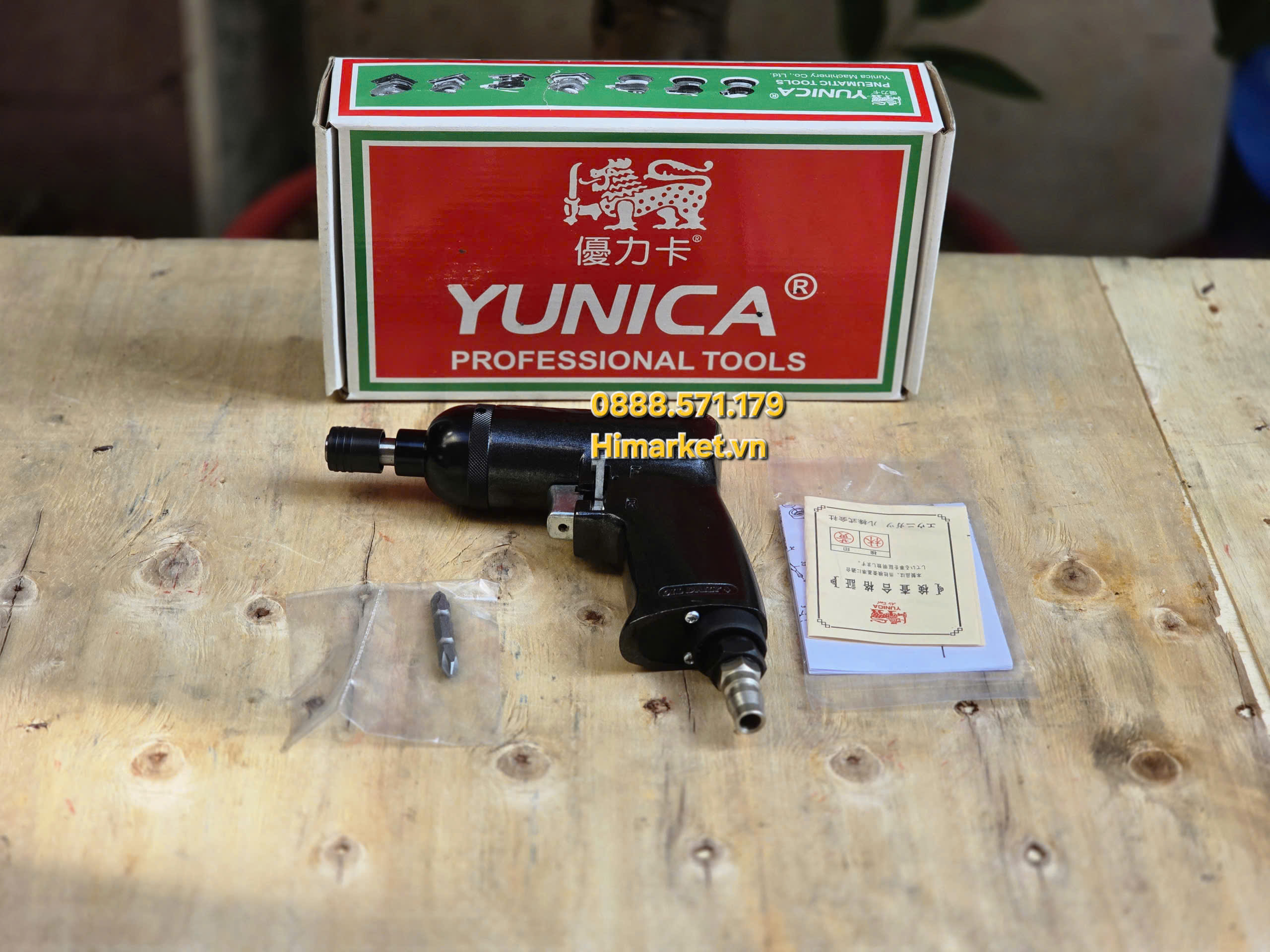 Máy Bắn Vít Hơi Yunica YD-6P tổng thể