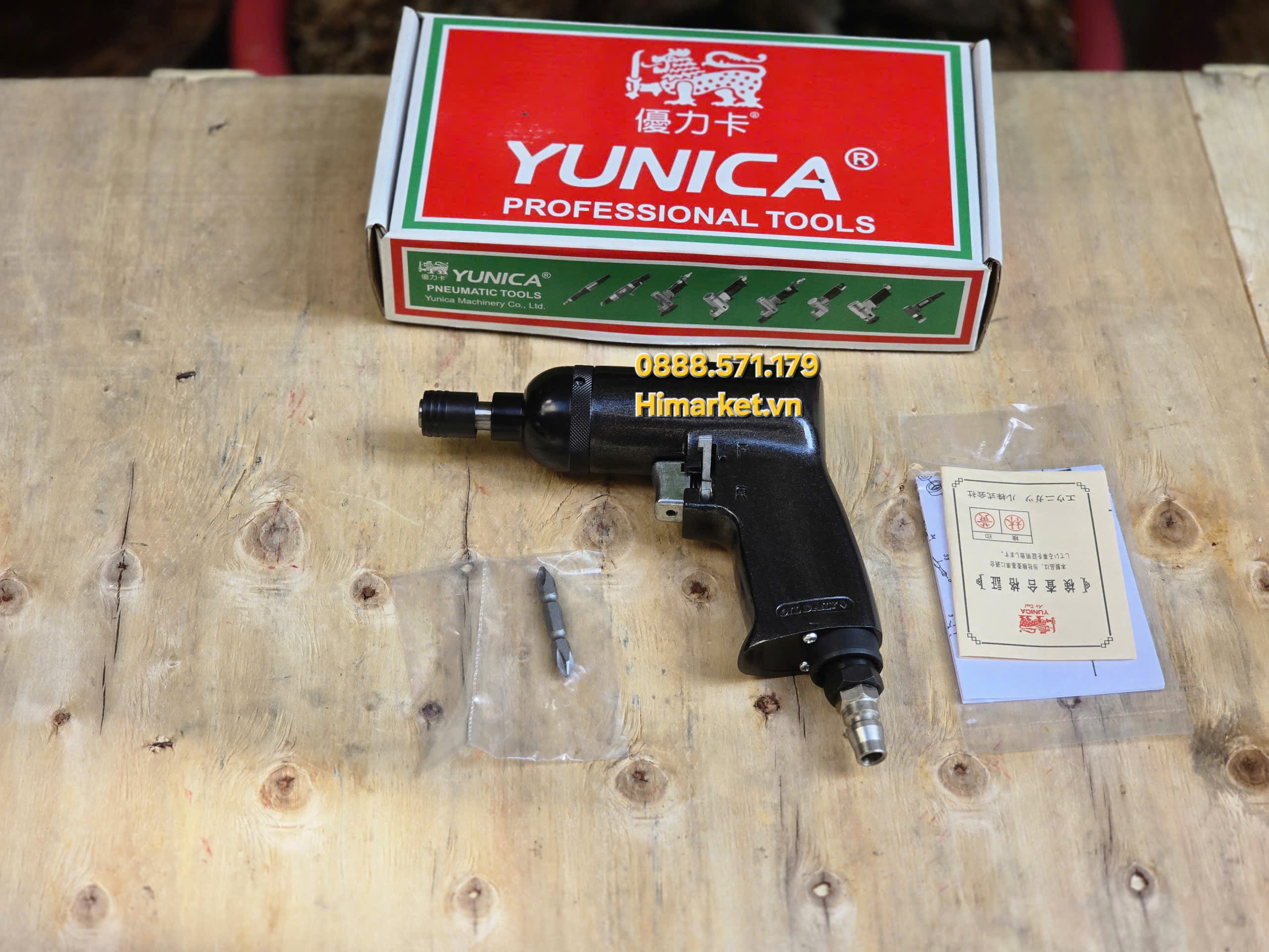 Máy Bắn Vít Hơi Yunica YD-6P tổng thể