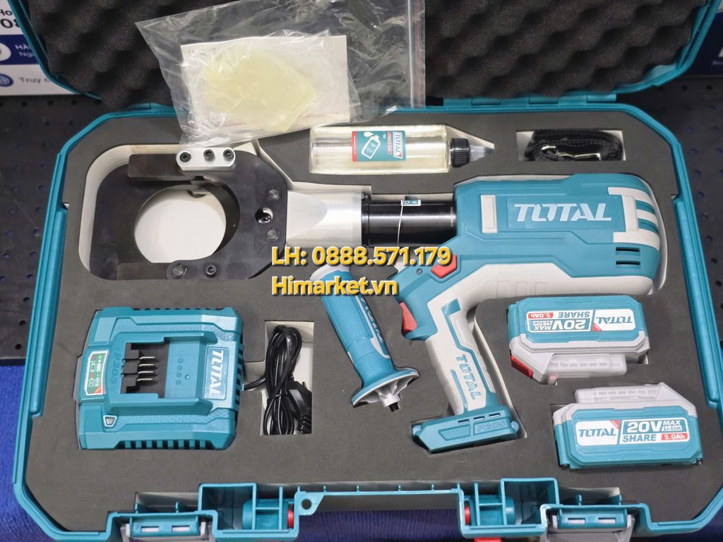Hình ảnh thực tế máy cắt cáp thủy lực Total TRCLI2005