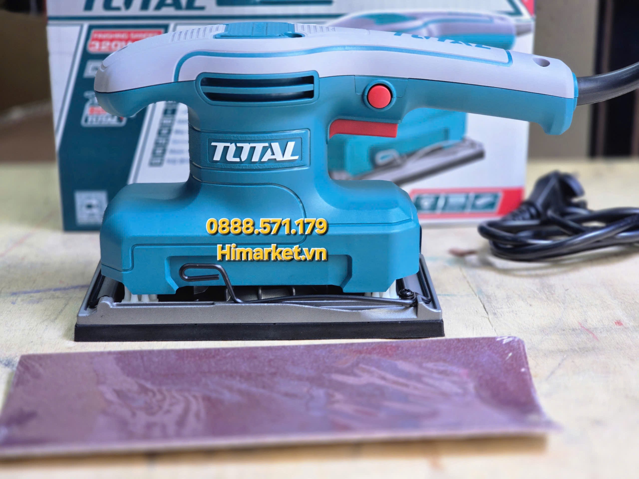 Máy Chà Nhám Chữ Nhật Total TF1301836 cầm tay