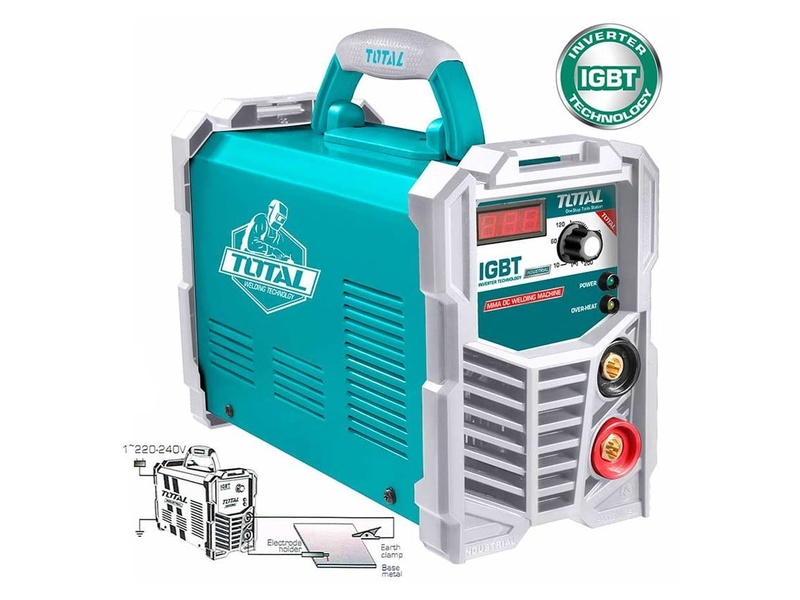 Máy hàn biến tần inverter MMA 200A Total TW22005 công nghệ IGBT hàn que 5ly