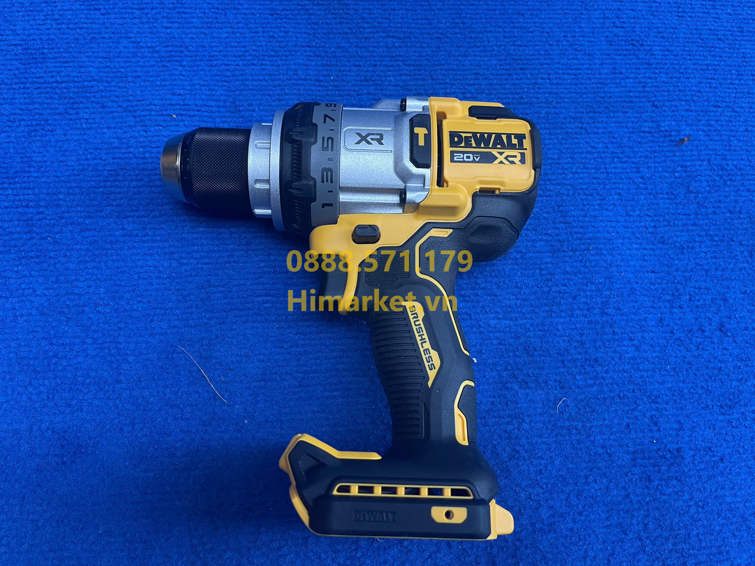Thân máy khoan pin Dewalt DCD1007N-B1 lực siết 169Nm