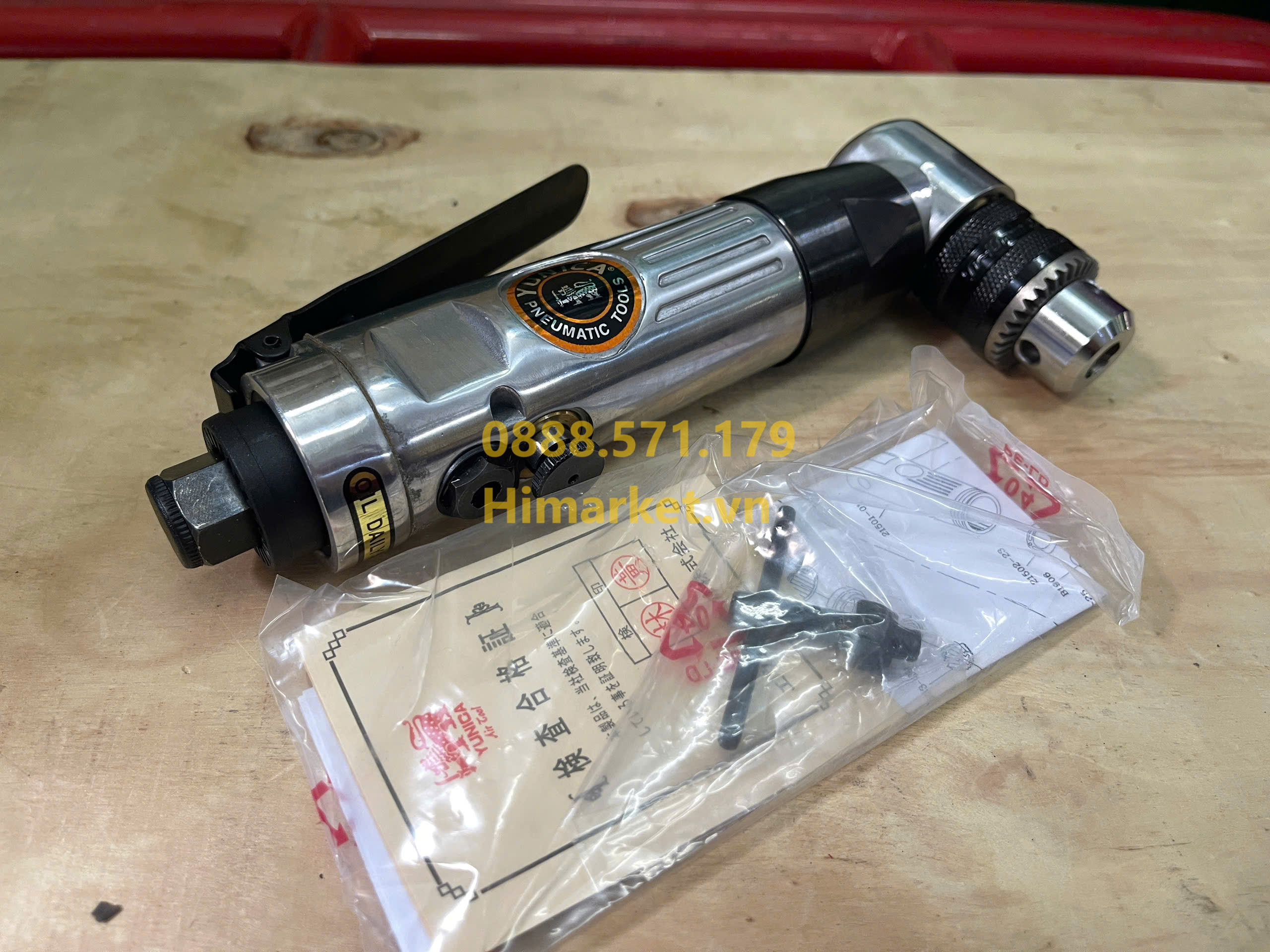 May khoan hoi Yunica YRD-3007C goc 90 do dung cu khi nen