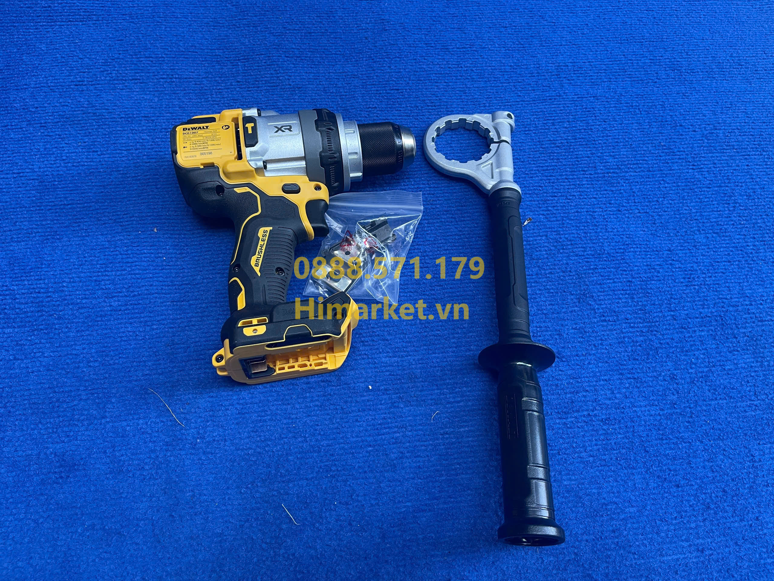 Máy khoan pin Dewalt DCD1007N-B1 20V chính hãng