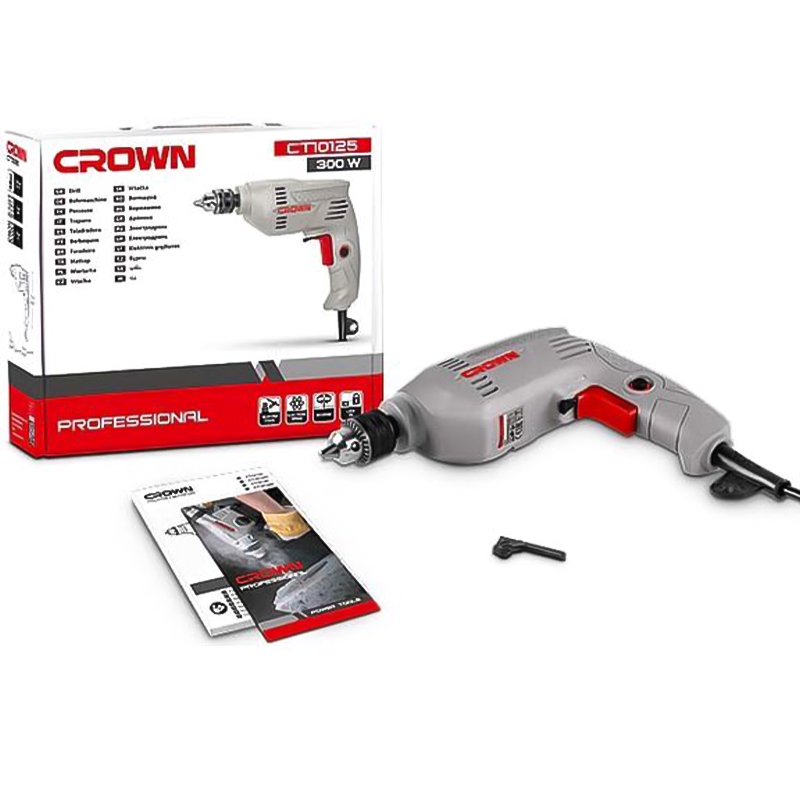 Máy khoan sắt 300W Crown CT 10125