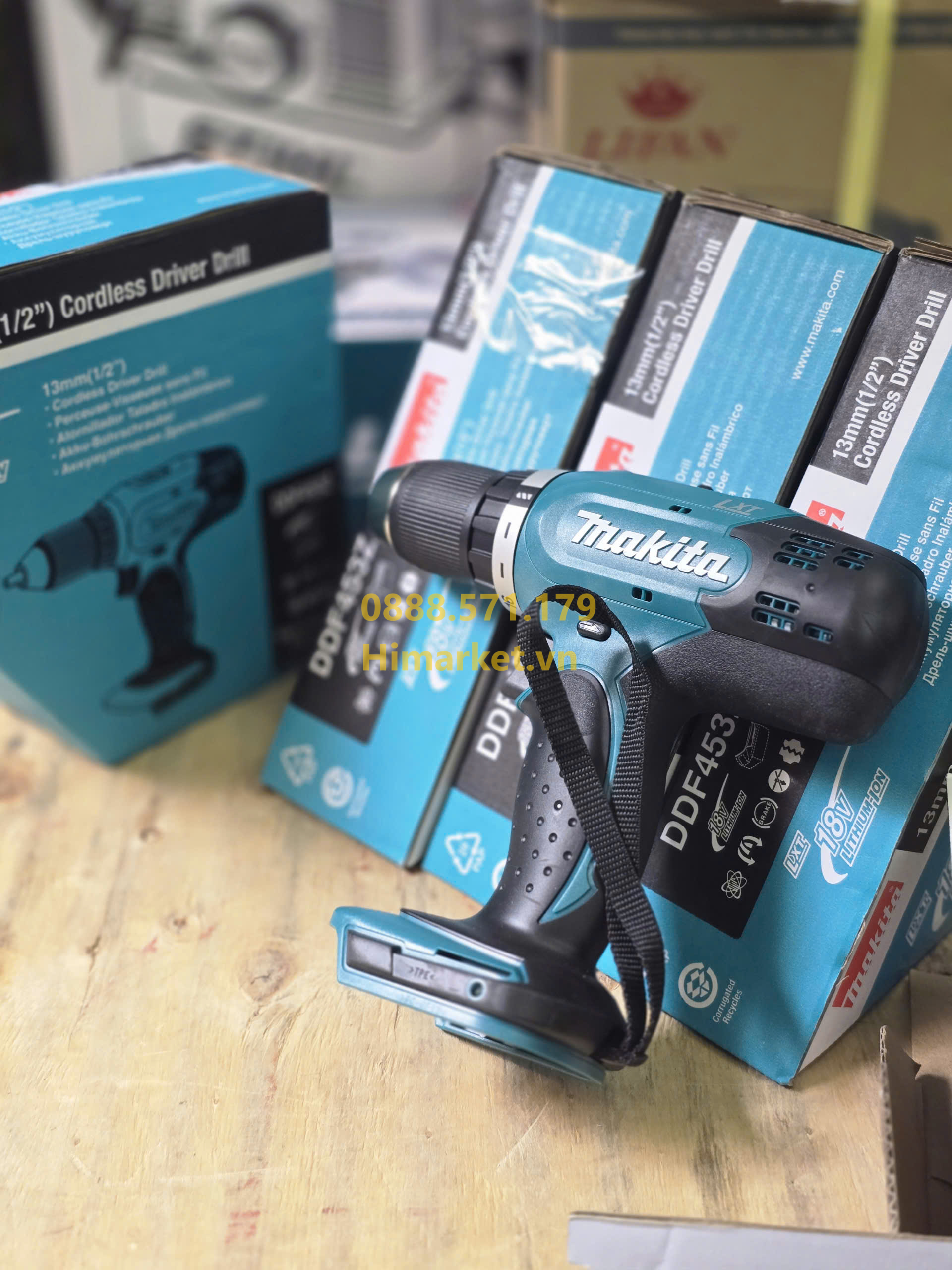 Máy khoan vặn vít Makita DDF453Z 18V chính hãng