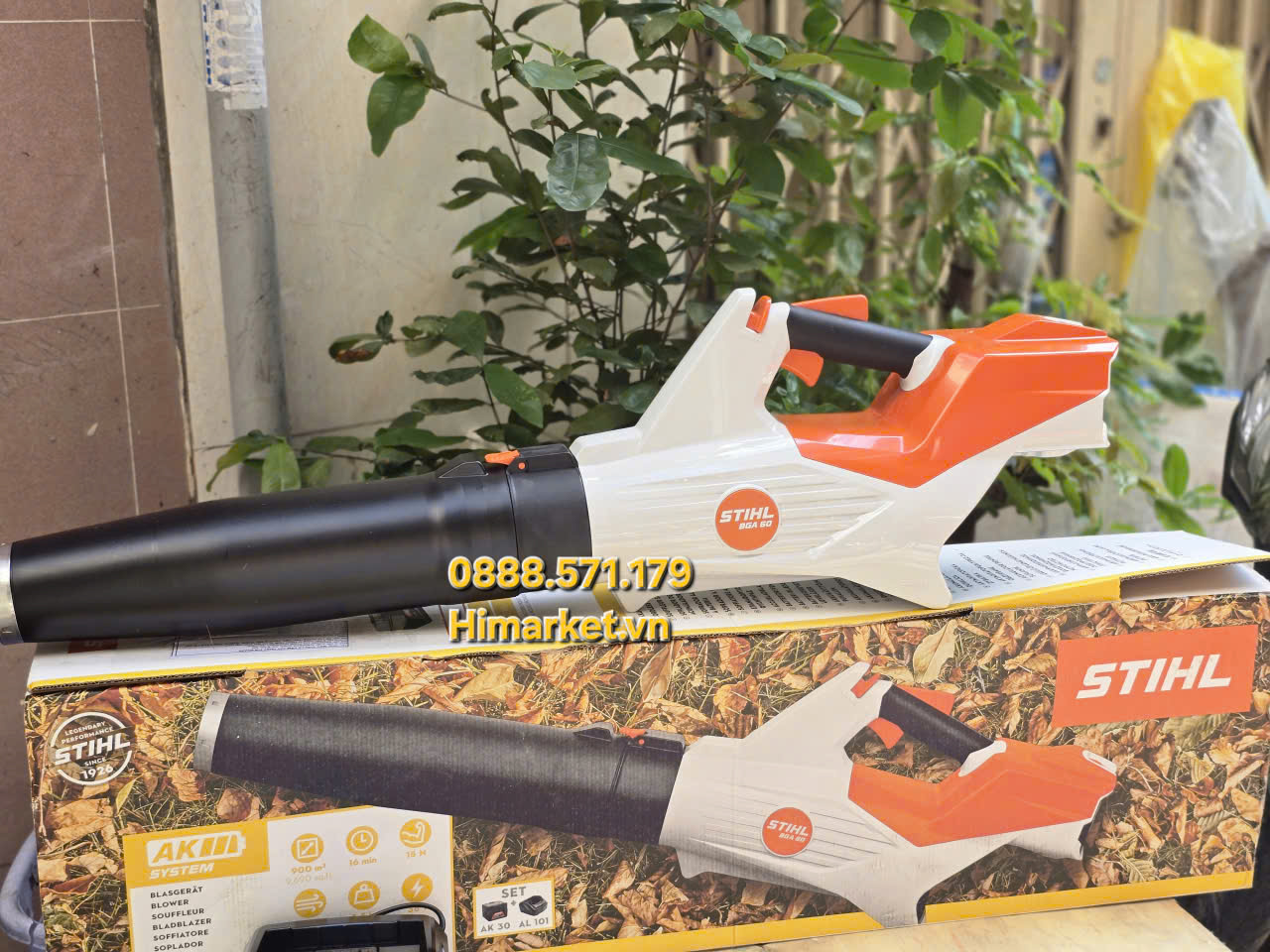 Máy Thổi Lá Dùng Pin 36V STHKL BGA 60 tổng thể