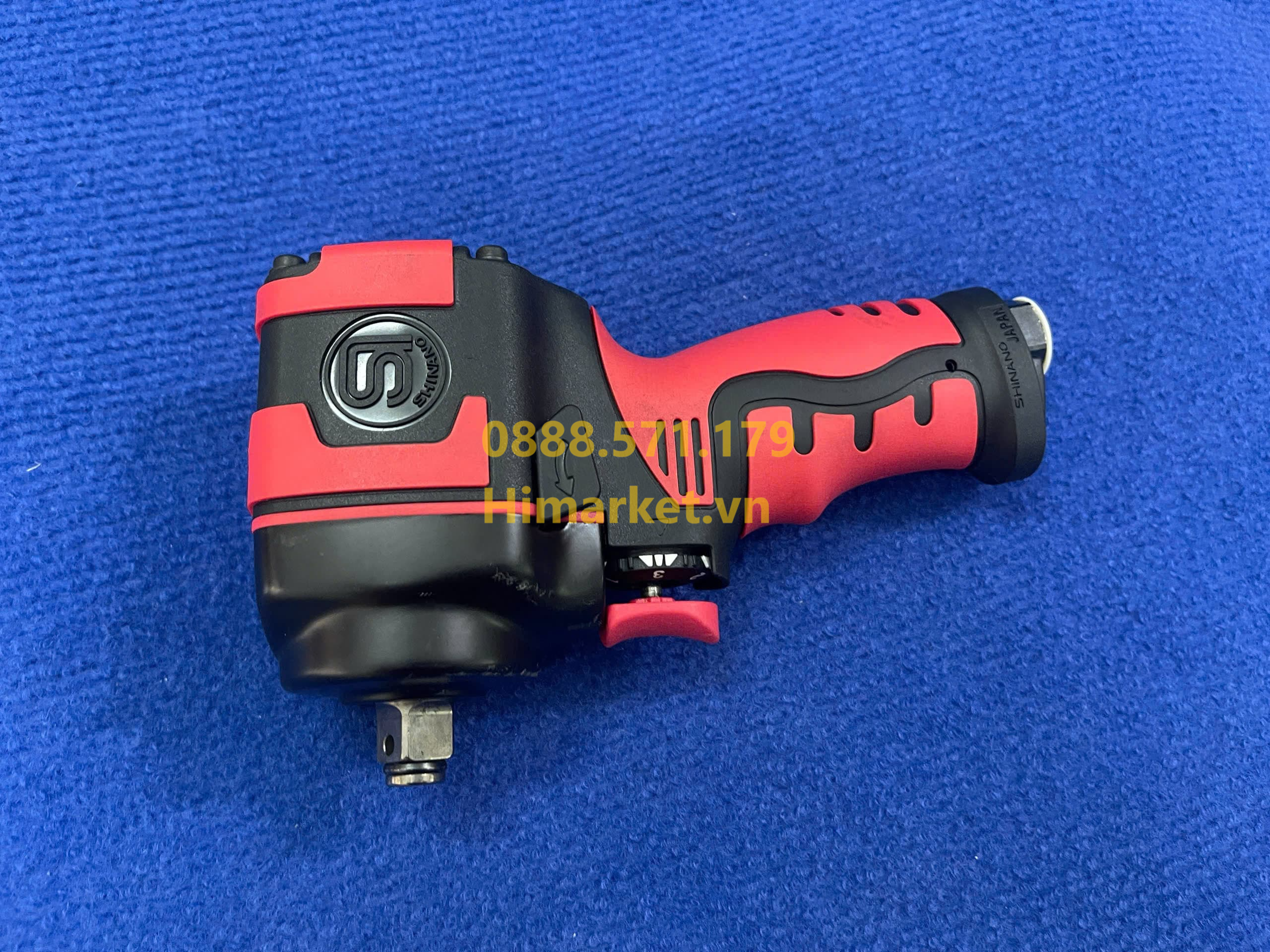 Máy vặn ốc khí nén thân ngắn 1/2 inch Shinano SI-1455SR
