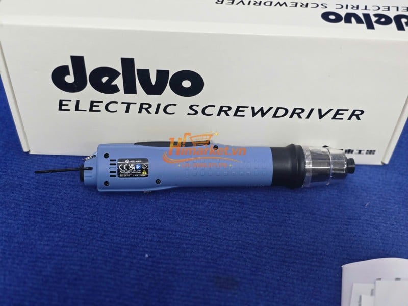Delvo DLV12SL-CKE CE đặt trên hộp mặt bên Máy vặn vít điện Delvo DLV12SL-CKE CE đặt trên hộp nhìn mặt bên