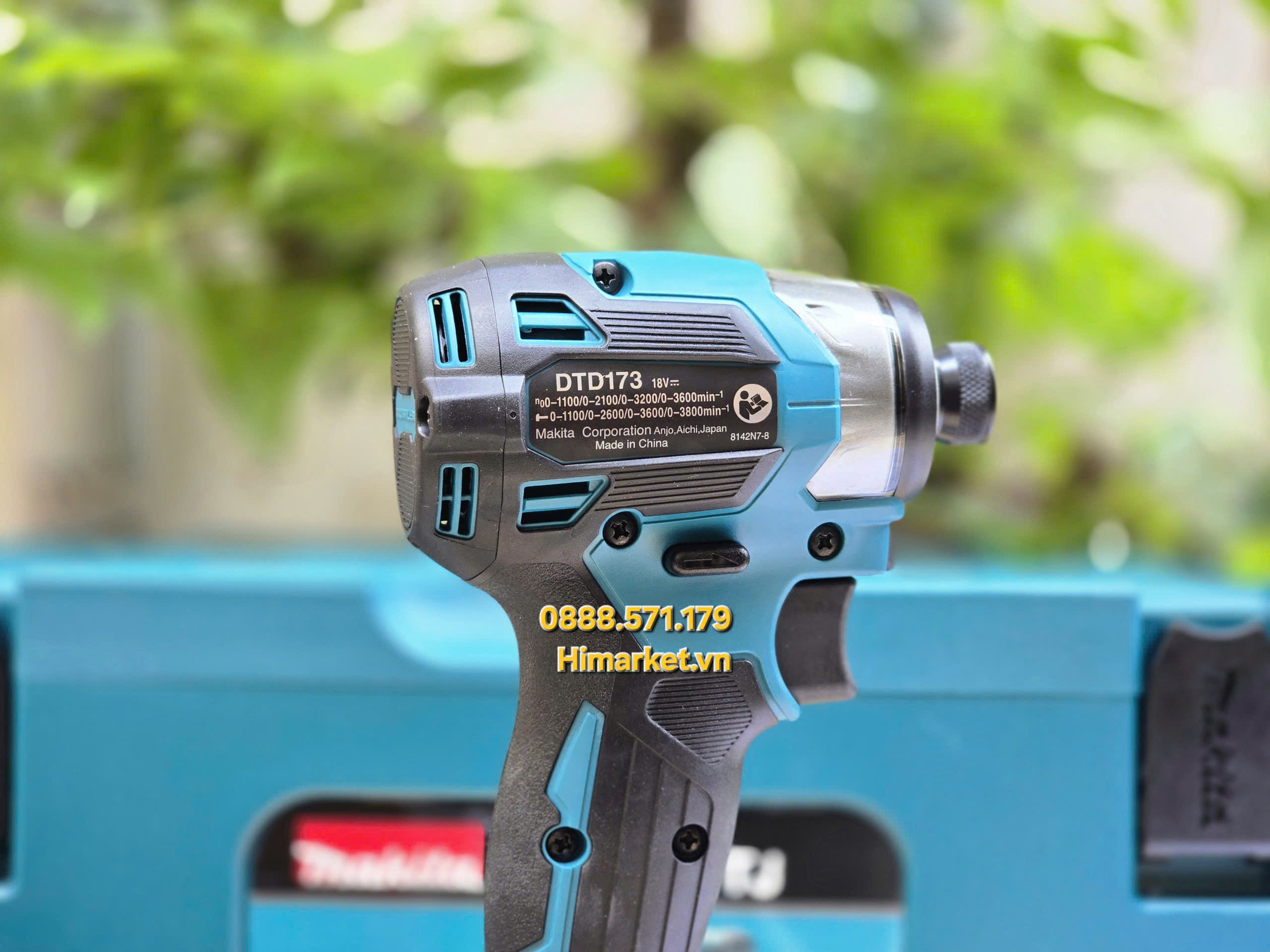 Máy vặn vít pin Makita DTD173RTJ với pin 5.0Ah