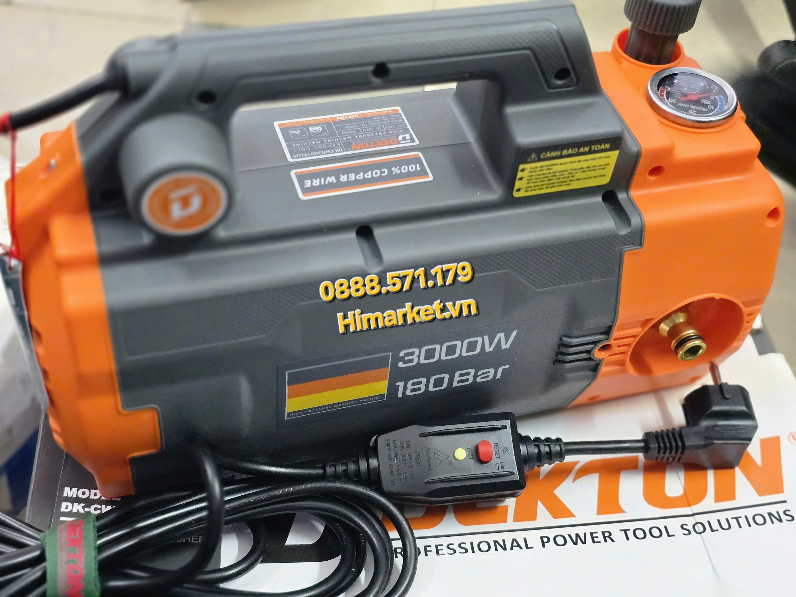 Đầu phun của máy xịt rửa áp lực