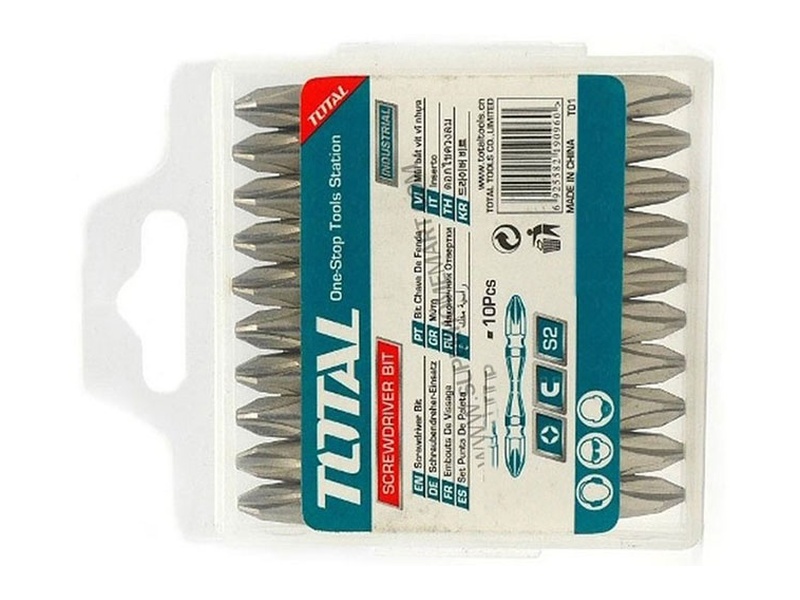 Mũi siết vít bake 2 đầu PH2 150mm Total TAC16PH273IM thép S2 tua vít xoắn