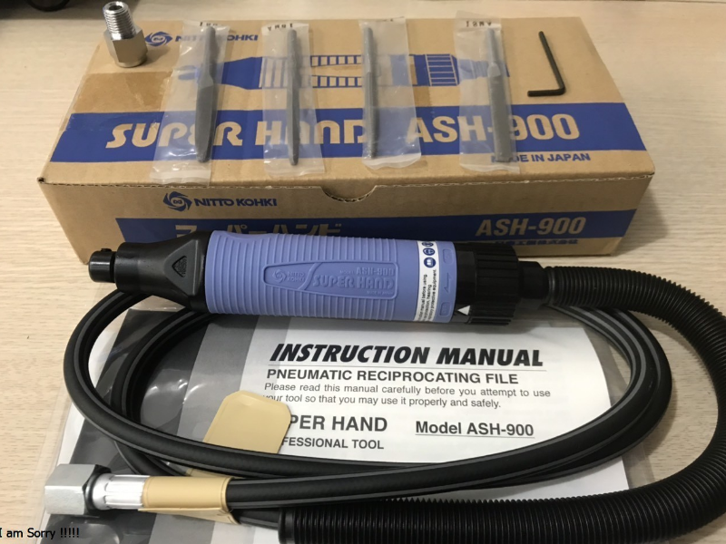 Chi tiết máy giũa khí nén Nitto Kohki ASH-900
