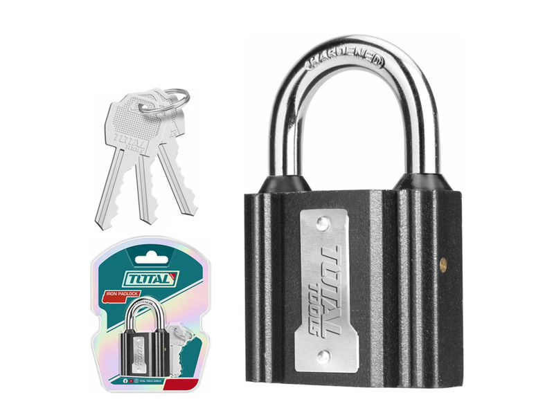 Ổ khóa sắt 63mm Total TLK31631 nồng đồng có nắp cao su chống nước