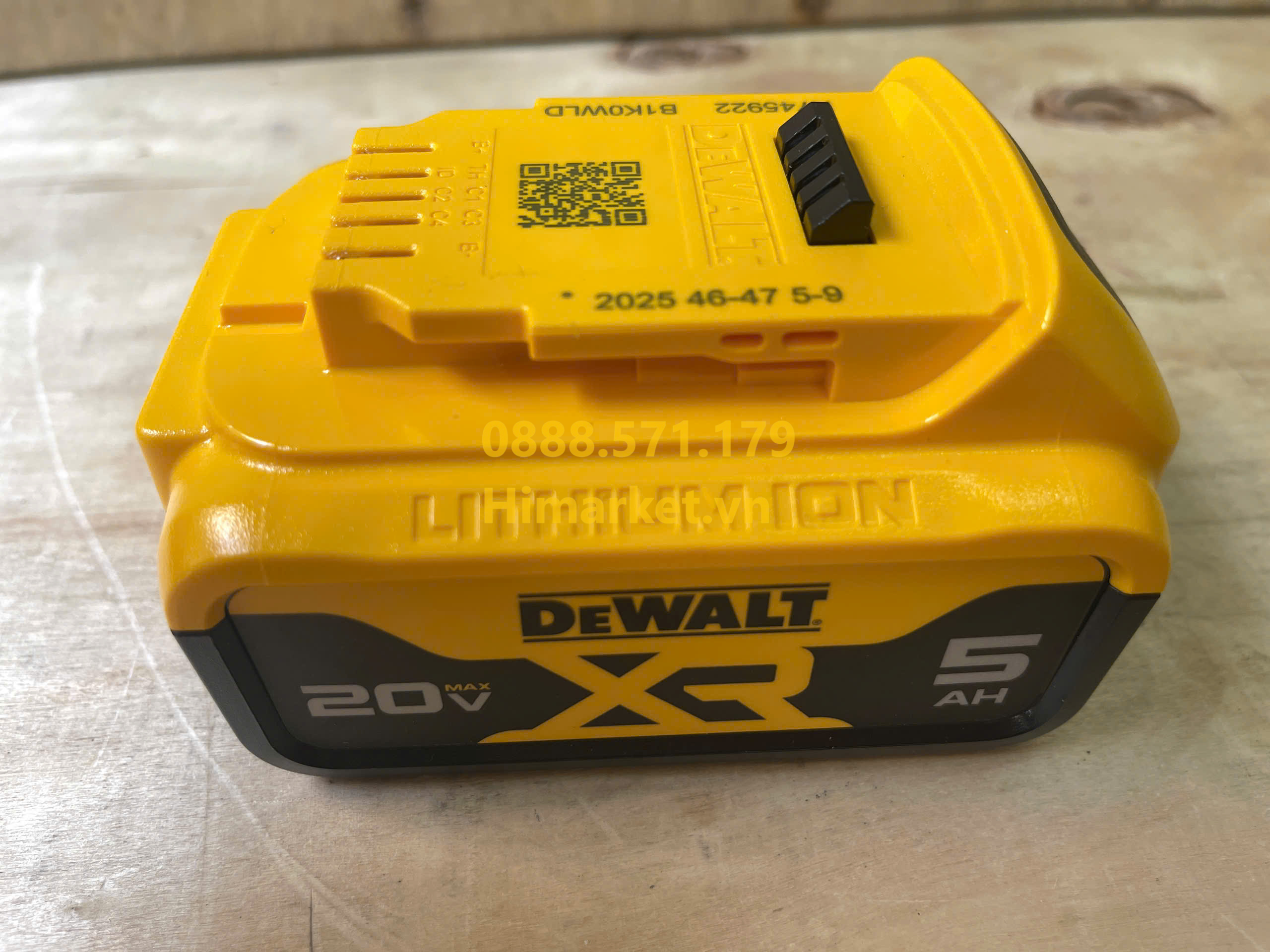 pin sac dewalt dcb184 kr 20v 5ah ben bi